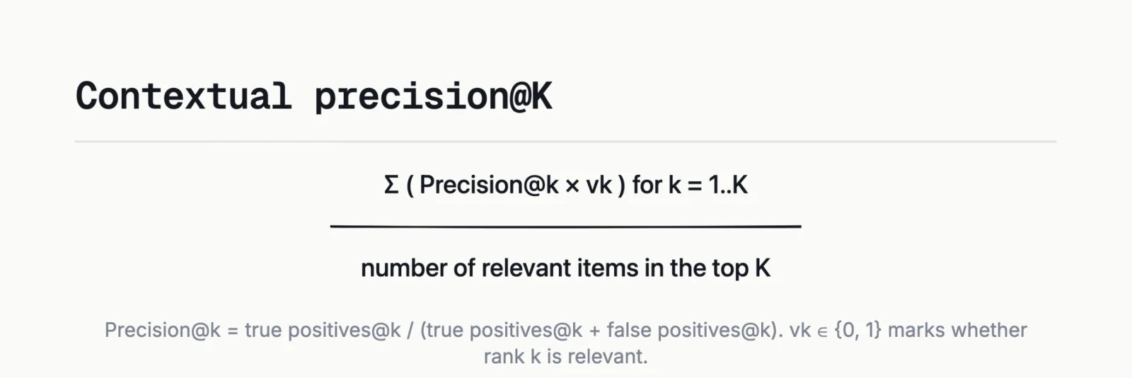 Only the relevant ranks contribute to the average.